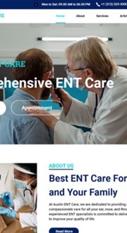 More ENT Website Templates
